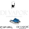 Cifial Techno 500 Bath Spout Concealed Single Lever Mixer Spare Parts